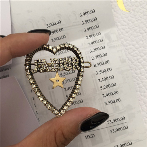 디올 머리핀 D4771 2020/신상 (정품과 비교가능한 퀄리티)