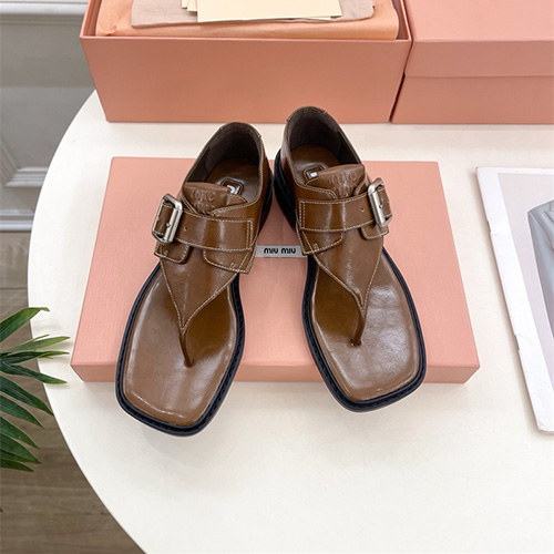 미우미우 여성용 샌들 (굽높이3CM) M96848-2 2025/신상