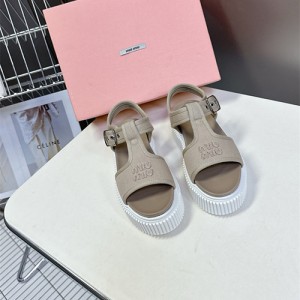 미우미우 여성용 샌들 (굽높이4.5CM) M97858-2 2025/신상