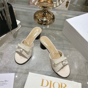 디올 여성용 슬리퍼 (굽높이5.5CM) D58144-1 2025/신상