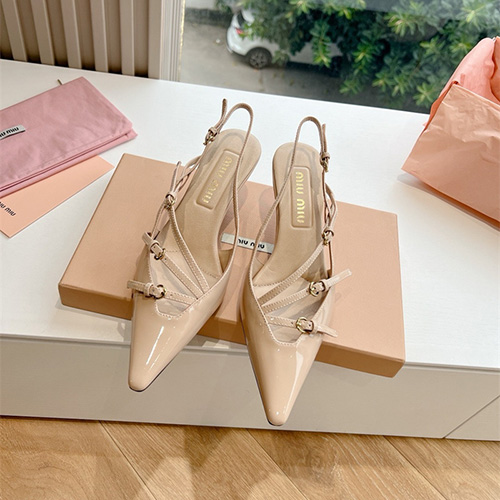 미우미우 여성용 샌들 (굽높이3CM) M17858-2 2025/신상