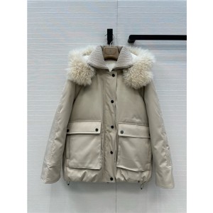 브루넬로 쿠치넬리 후드 패딩 자켓 (충전재-오리털) B31080 2025/신상