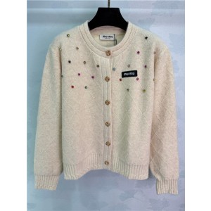 미우미우 긴팔 가디건 M12495 2026/신상