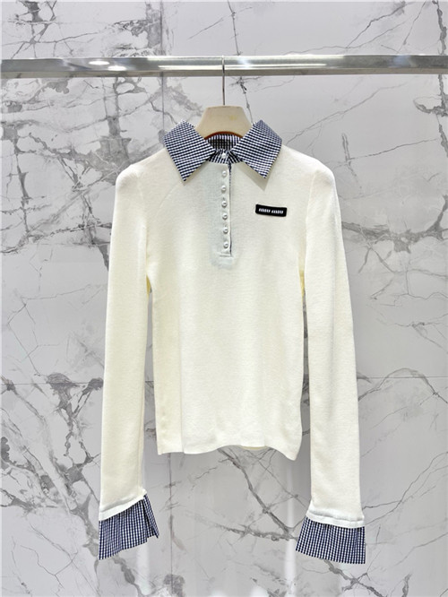 미우미우 긴팔 폴로 니트 M72300 2026/신상