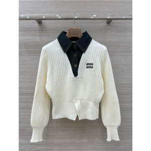 미우미우 긴팔 폴로 니트 M72352 2026/신상