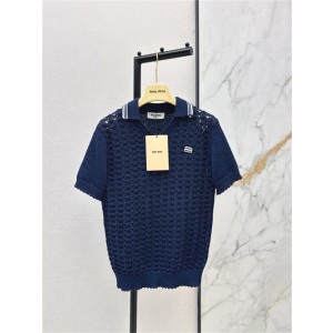 미우미우 반팔 폴로 니트 M32602 2026/신상