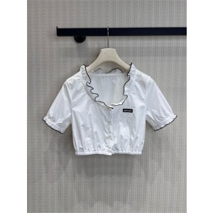 미우미우 반팔 셔츠 M42304 2026/신상