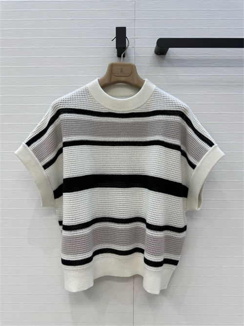브루넬로 쿠치넬리 반팔 니트 B73706 2026/신상