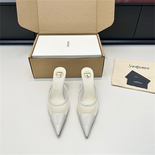 생로랑 여성용 슬리퍼 (굽높이7.5CM) Y78359-2 2026/신상