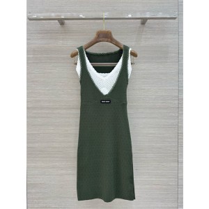 미우미우 민소매 원피스 M72553 2026/신상